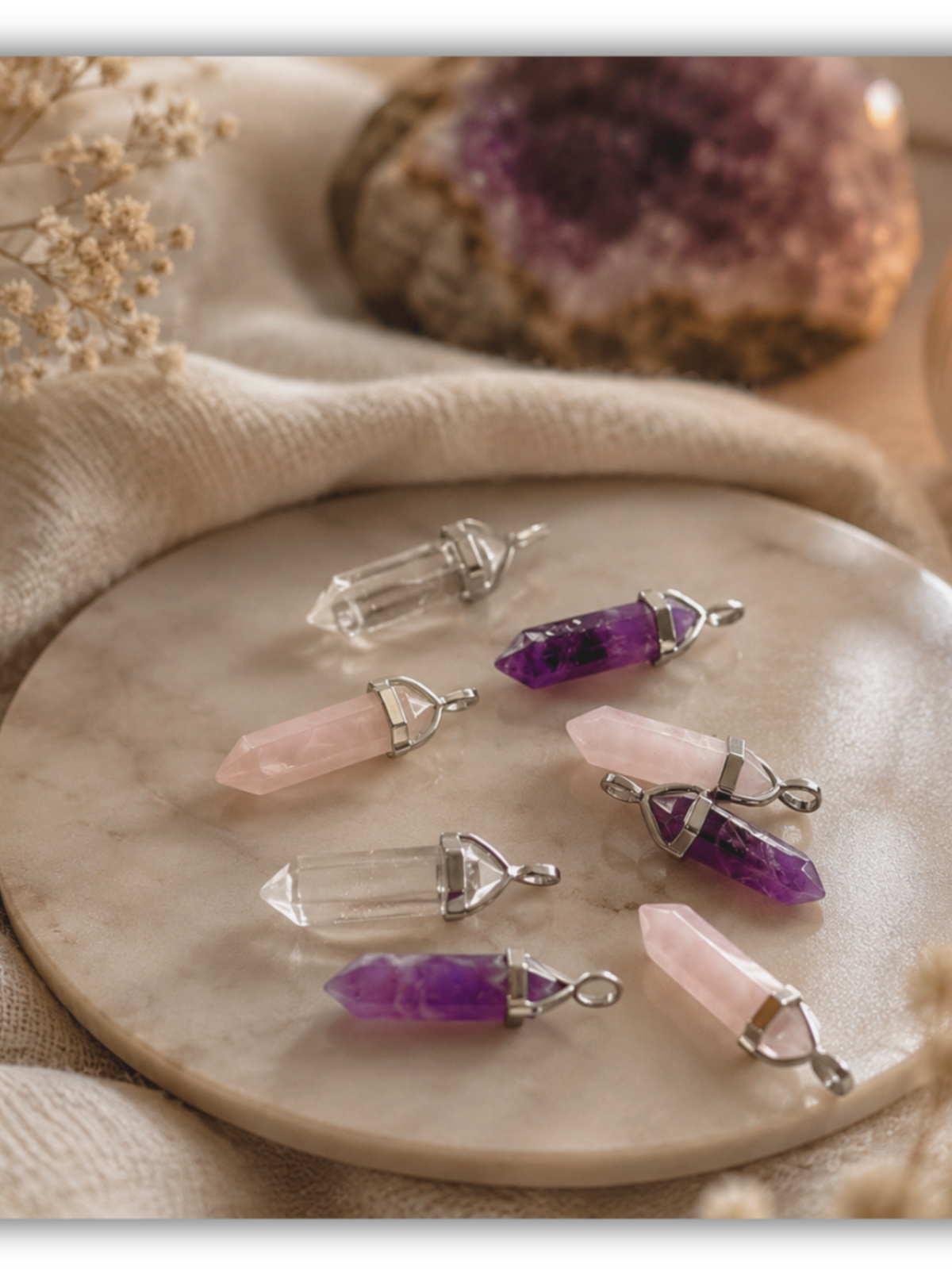 Aura Crystal Pendants